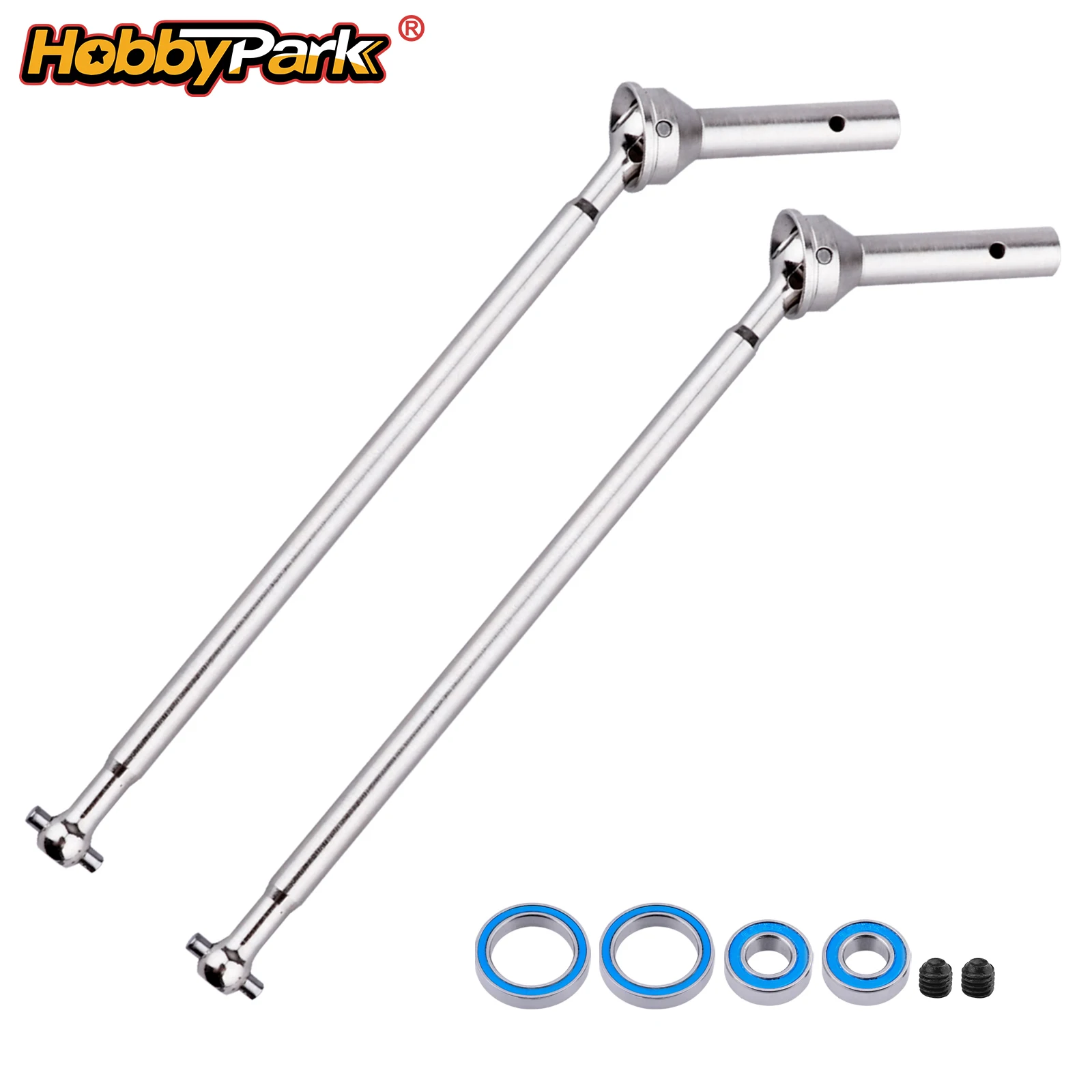 HobbyPark Steel Driveshafts Replacement Rear CVD for Arrma Notorious Talion Outcast 6S
