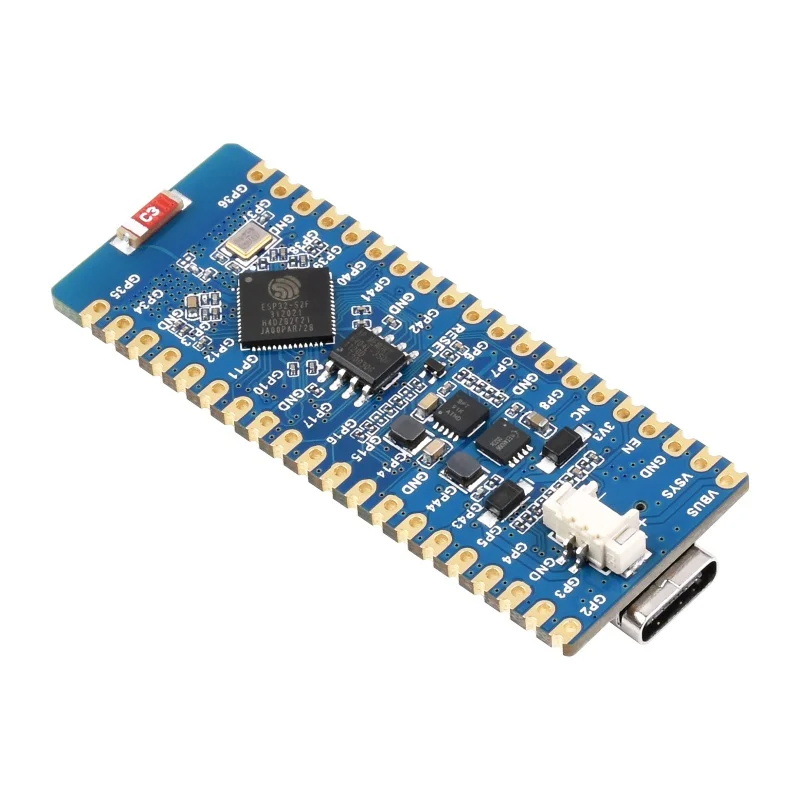 SMEIIER ESP32-S2 MCU WiFi Placa de desarrollo 240MHz 2,4 GHz WiFi LCD opcional / Pinheader