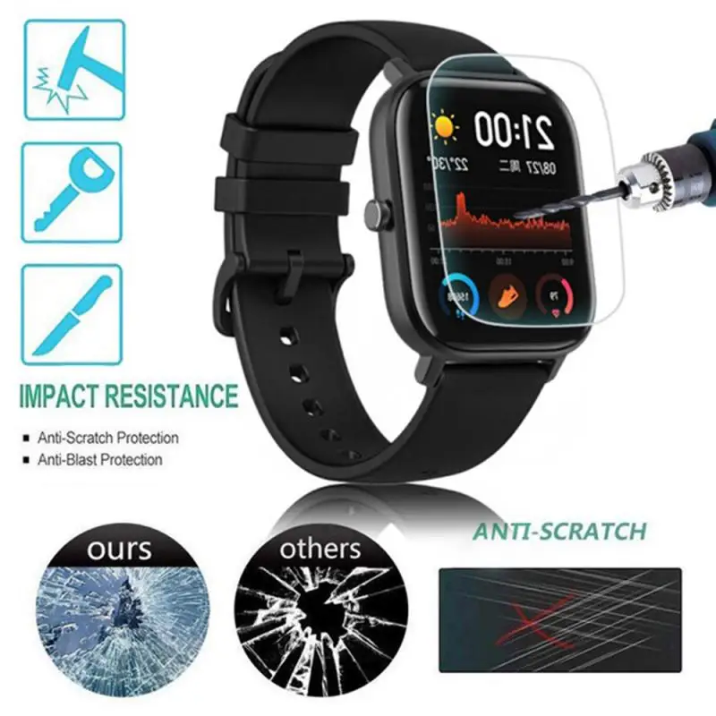 1~20PCS Nano Screen Protective Film For Huami Amazfit GTS HD Clear Full Cover Protector Glass Smart Watch Accessories