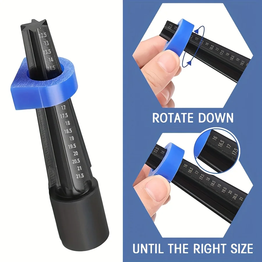 Professional Wax Tube Cutter Ring Mandrel Set for Jewelry Carving Casting and Hole Enlarging Durable Tools