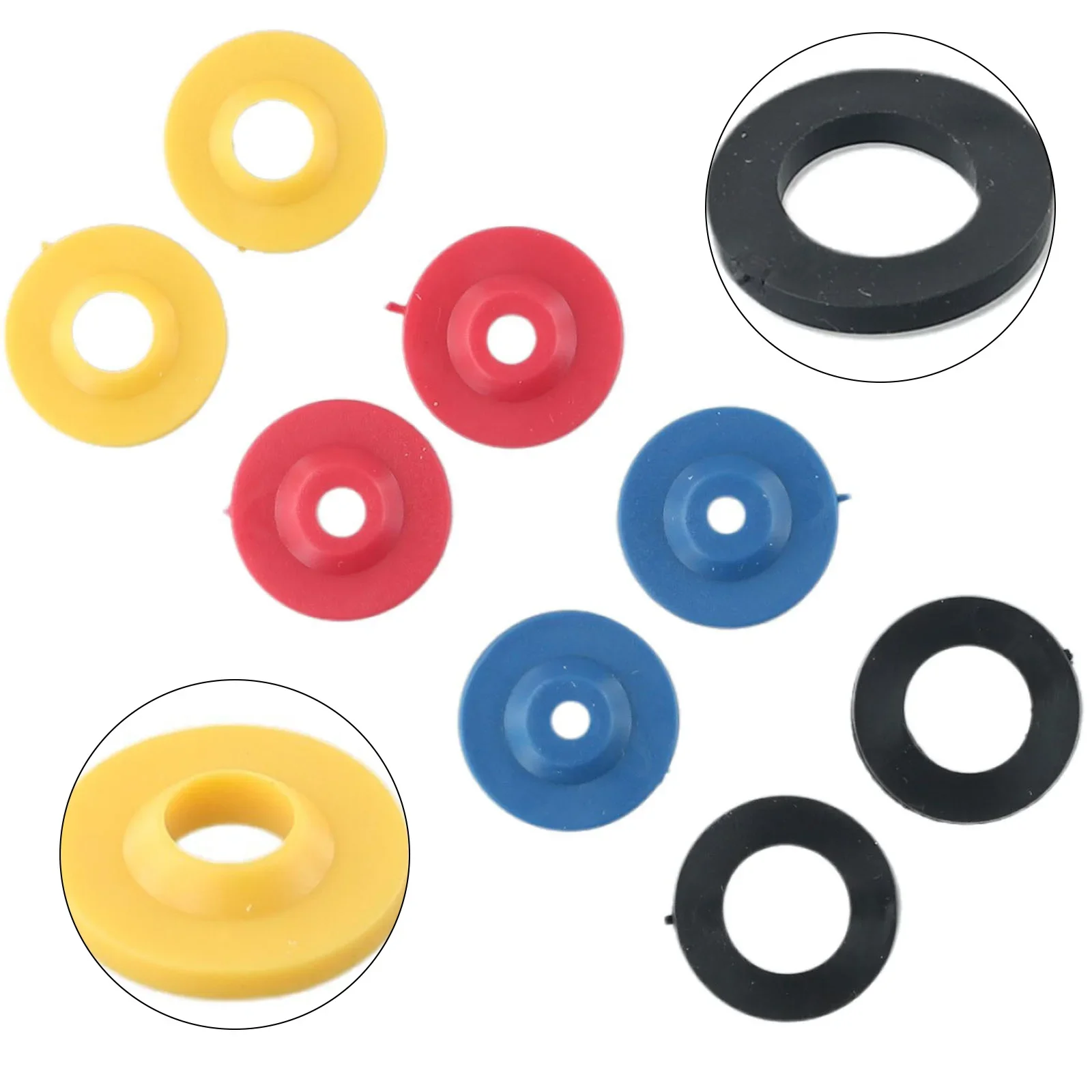 Bathtubs Parts Flow Limiter 25g 7 8pcs/set Adjustable Rubber Shower Flow Reducer Water Saving 1/2 Inch Thread Size