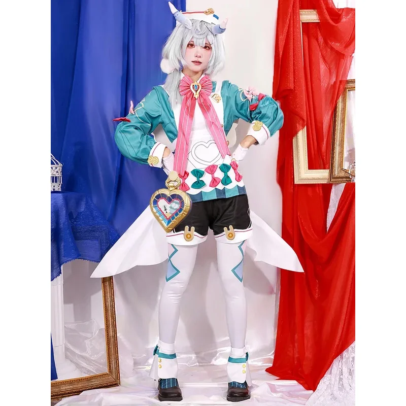 

DY20Genshin Impact Sigewinne Косплей Костюм Взрослый Карнавальная Униформа Парик Аниме Костюмы Для Хэллоуина Маскарад Женщины Игра25