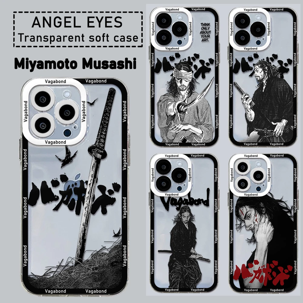 Miyamoto Vagabond Manga Clear Case For Samsung A73 A72 A71 A55 A52 A51 A50 A42 A35 A33 A32 A31 A30 A24 A23 A22 A13 A12 5G Cover