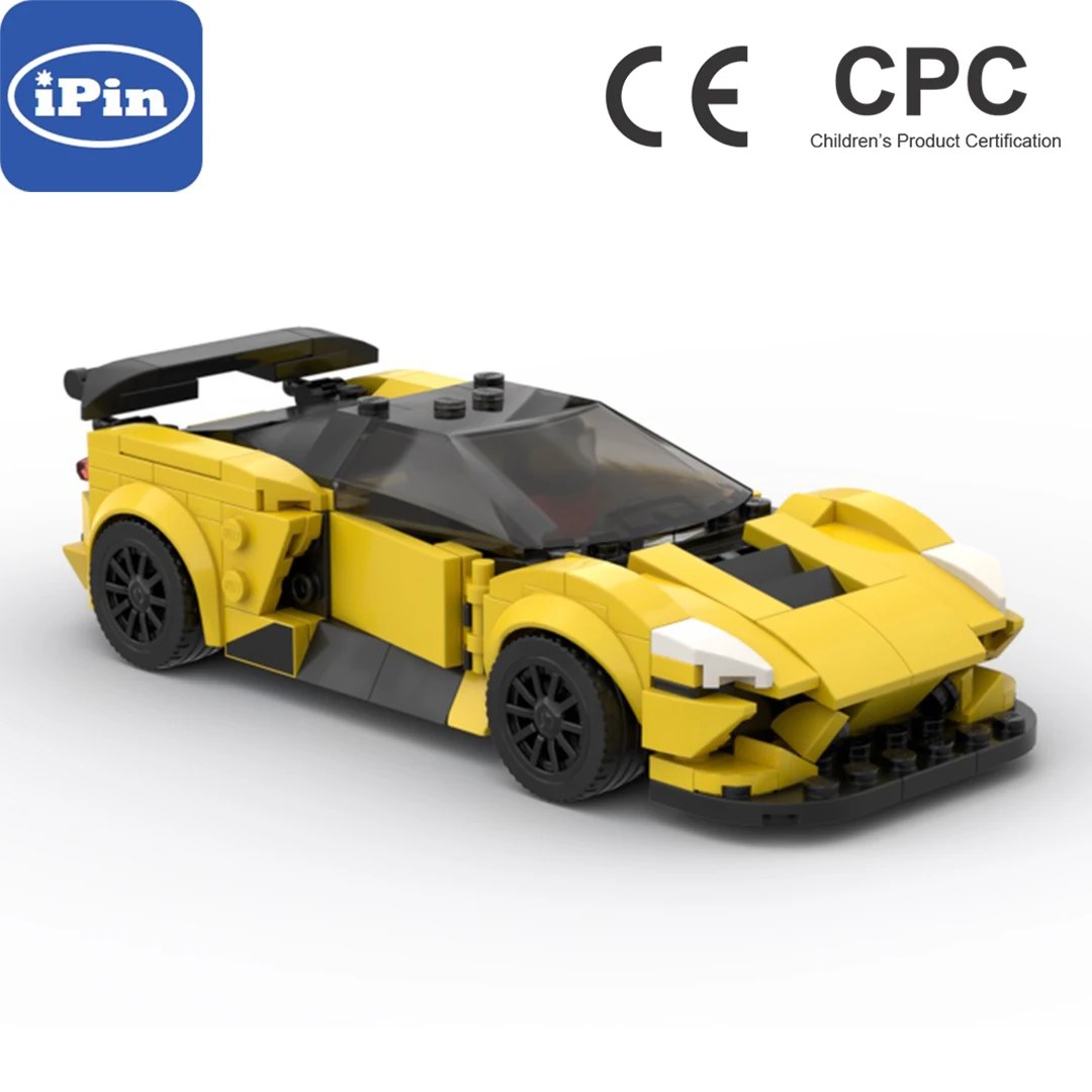 Juego de bloques de construcción de coche deportivo para niños, juguete de construcción de coche deportivo de MOC-46238, con tecnología de montaje DIY, regalo de cumpleaños, 278 piezas