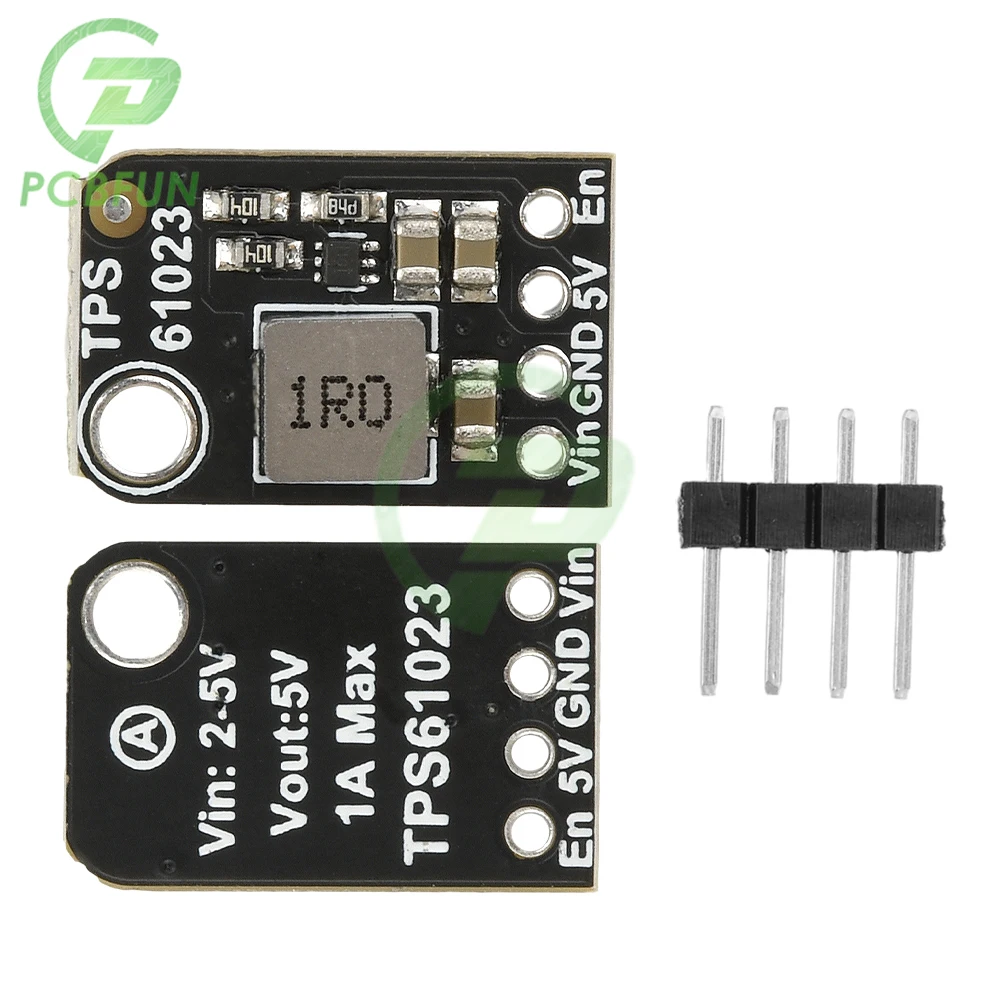 1-5Pcs TPS61023 Mini Boost Module 5V 1A Output Boost Regulator DC 2-5V to 5V Step-up Module Over Voltage/Temperature Protection