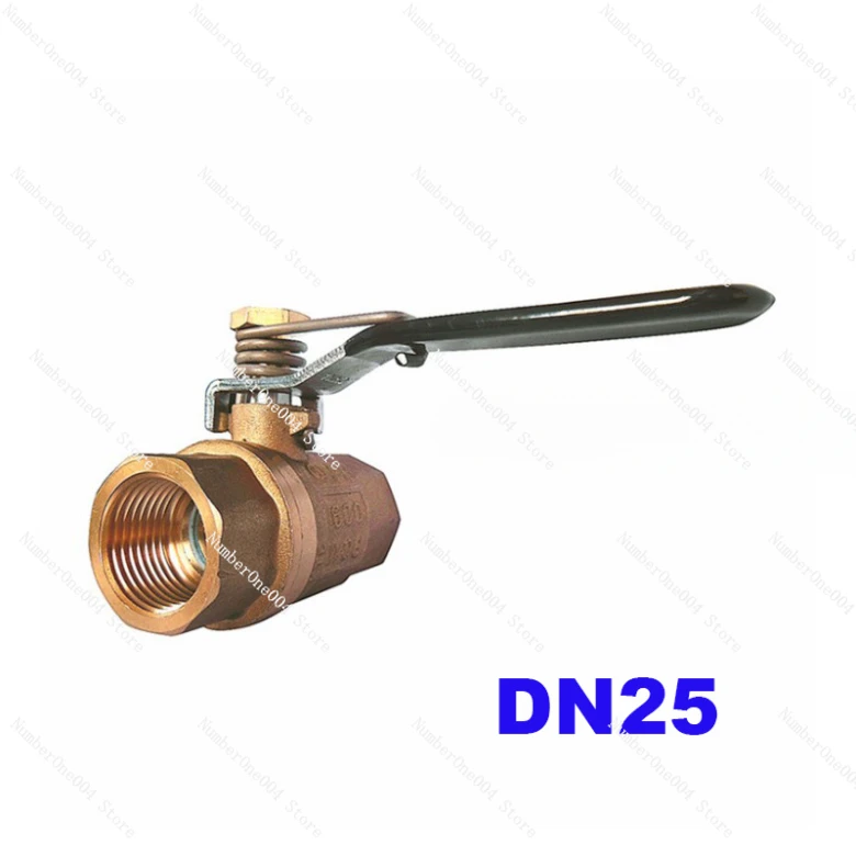 

High quality Ball valve brass Stainless steel Small Spring automatic return ball valve DN25 Female thread 1 inch BSP 2 way valve