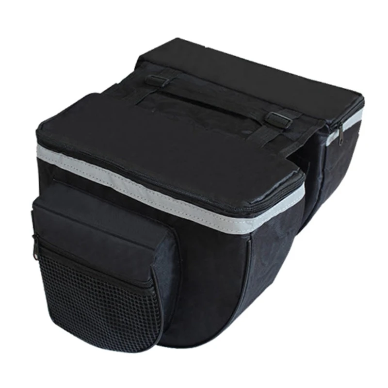 Double Panniers Bag for Bicycles, Water Resistant Bike Rear Rack, Luggage Carriers, Tail Bag, Cycling Accessories