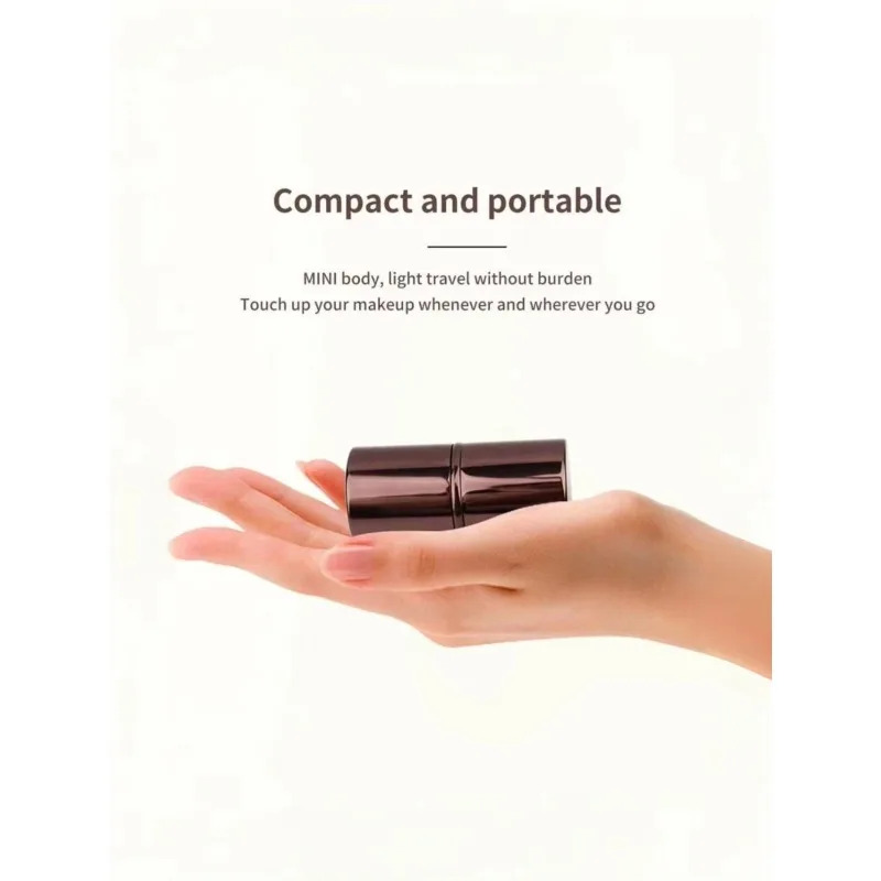 1 Pcs New Telescopic Foundation Make-up Brush Magic No Trace No Eating Portable Foundation Make-up Brush with Cover Clean