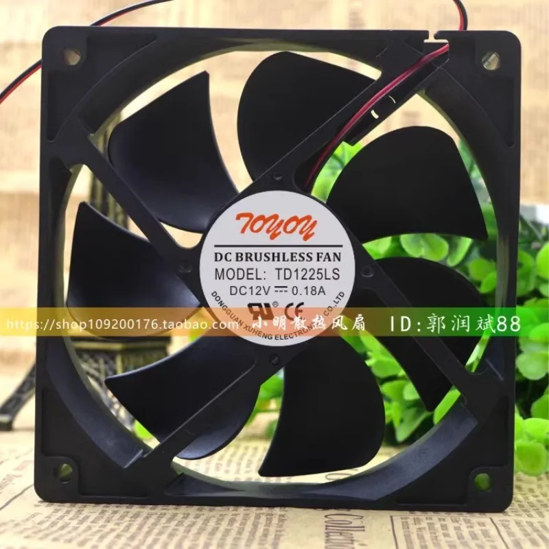 

Original Cooler Fan for TONON TD1225LS 12025 12V 0.18A Silent Computer Chassis Power Supply Cooling Fan 12cm 120X120X25mm