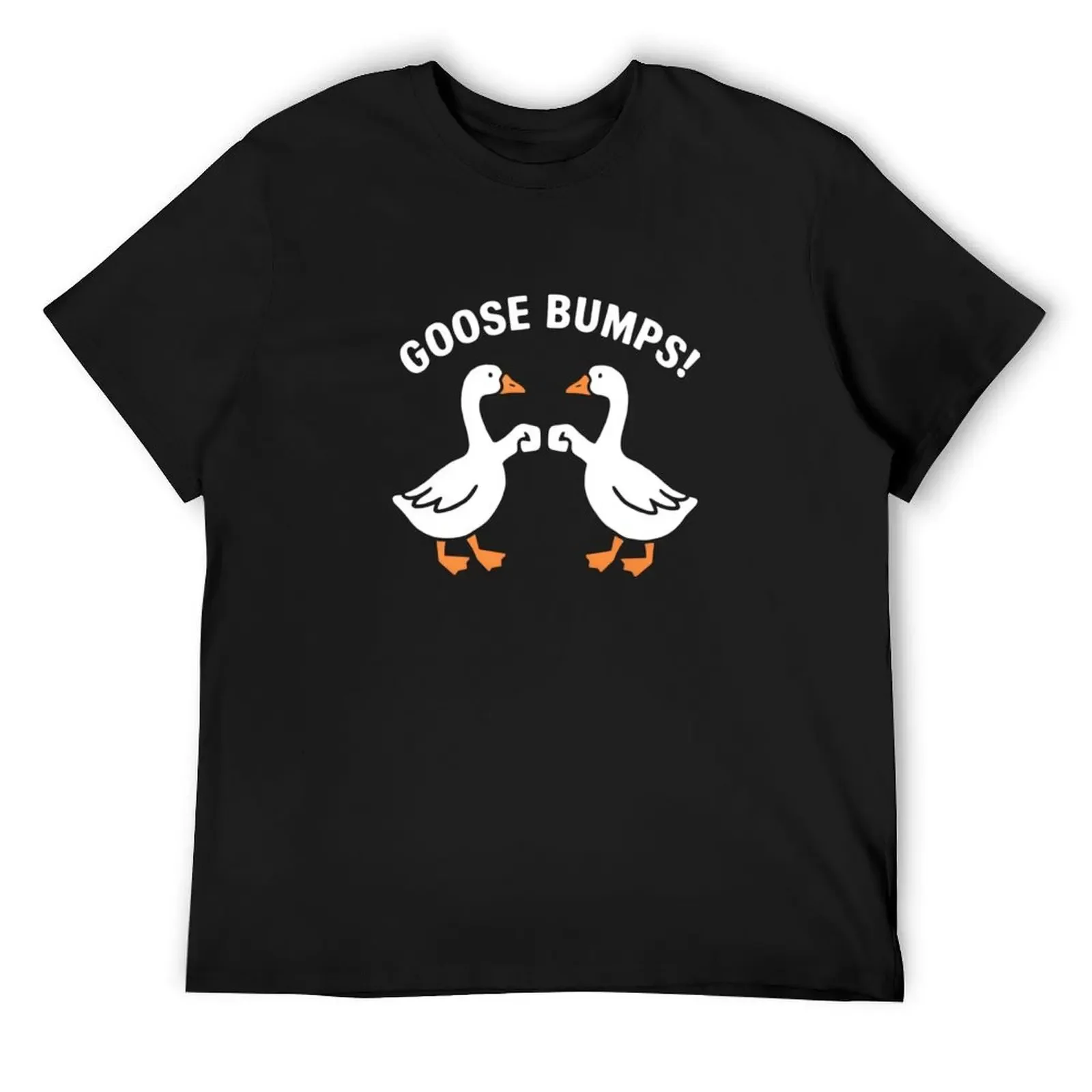 

Goose Bumps, FunntFits70, Goose, Fist, Bumps, Goose, Bumps, Illustration, Humor, Birds, Fist Bump, Funny, Animals, Comed T-Shirt