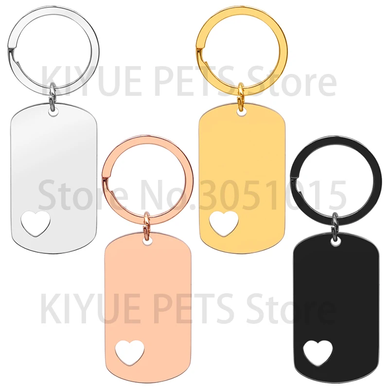 20PCS Dog Tag Necklace Military Army Nameplate ID Blank Pendant Mirror Polished Stainless Steel Jewelry Men Wholesale Plate