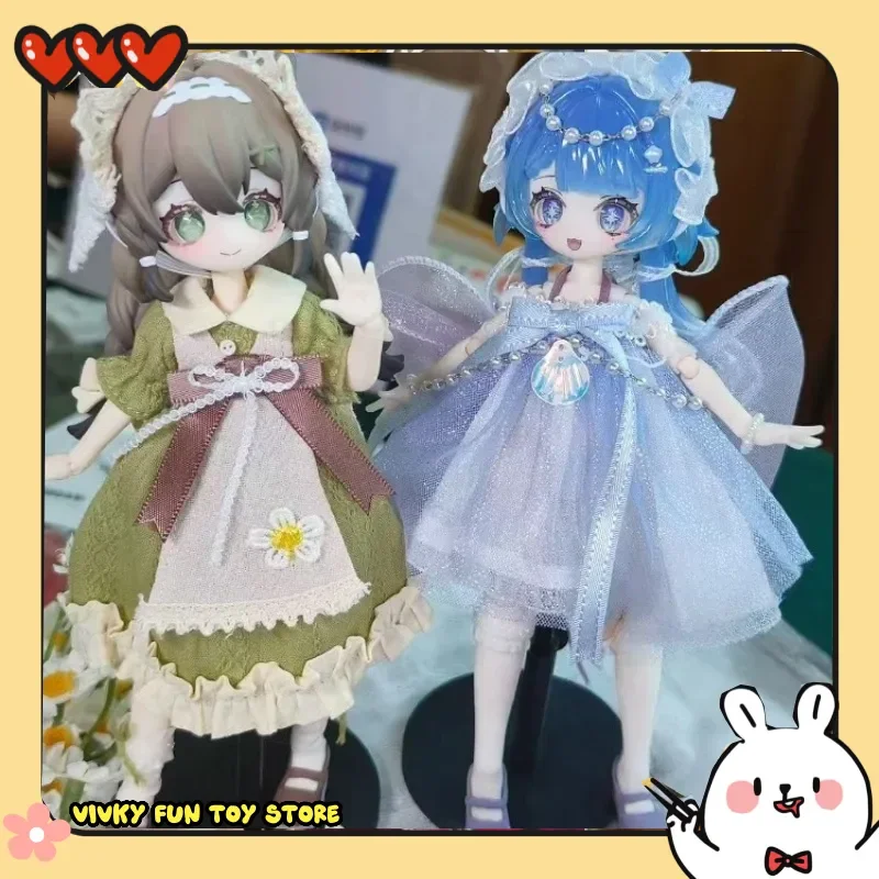 

New Genuine Meki Heart Of Creation Blind Box 12 Points Bjd Movable Doll Toy Ornament Desktop Decoration Doll Holiday Gift