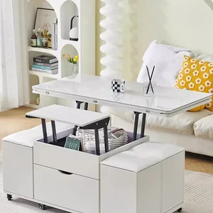 Modern Living Room Small Corner Tables, Luxo elegante Center Room Service, Café do lado do sofá, Mini mesa de cabeceira do meio de jantar 6 principais vendas mesa cafe luxo - №6