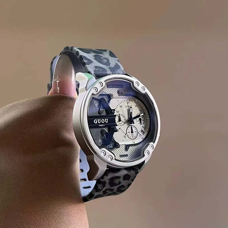 NewMen'SWatchBoldSportyCool DesignWith A Large DialPerfect For Students And Those Who Appreciate Trendy And Stylish Accessories.