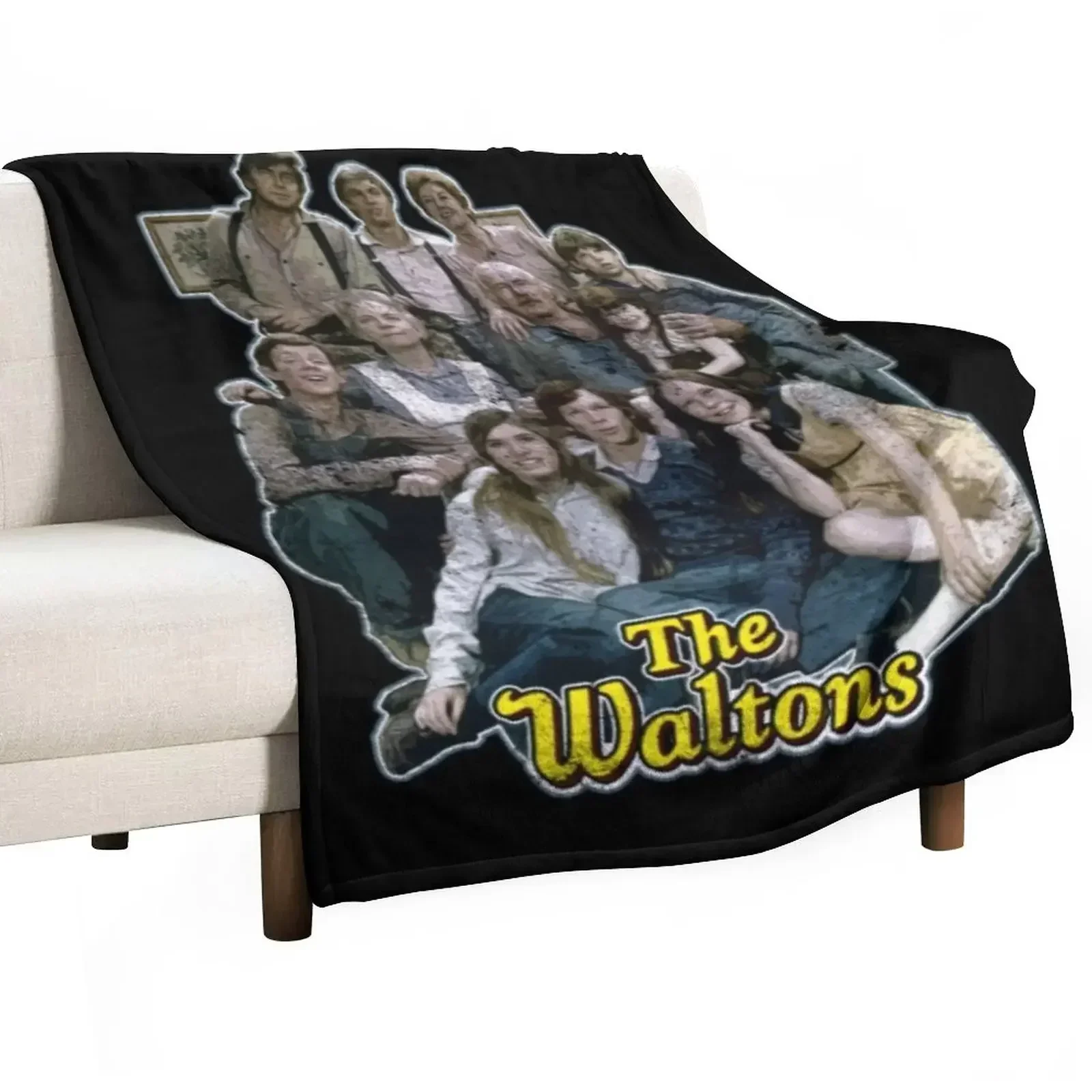 The Waltons T-ShirtThe Waltons, distressed Throw Blanket Picnic Soft Beds Furry funny gift Blankets