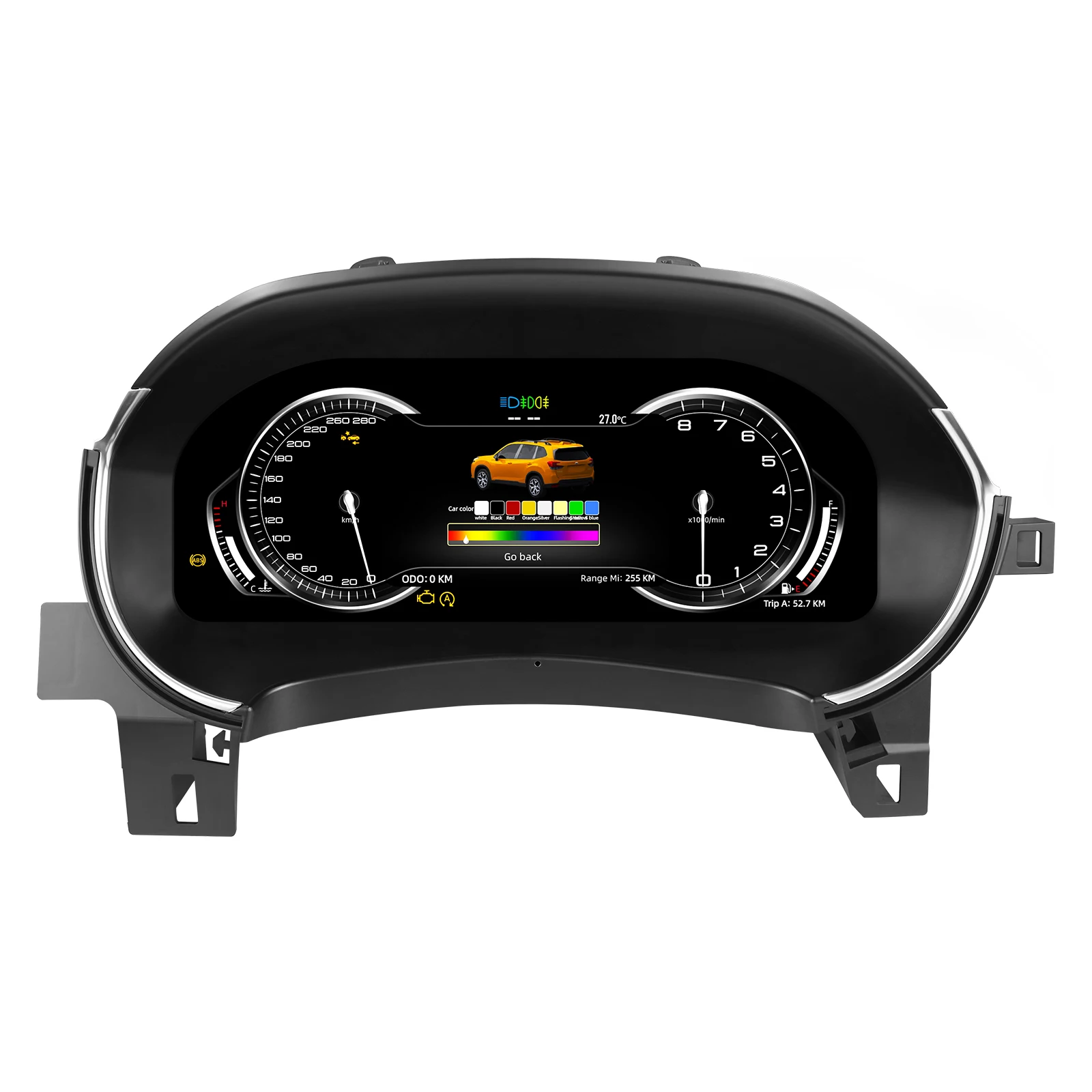 12,3" digitaal dashboard met Android Auto en CarPlay ondersteuning voor Nissan Qashqai J11 2014-2022 / Nissan Rogue Sport J11 2017-2022.