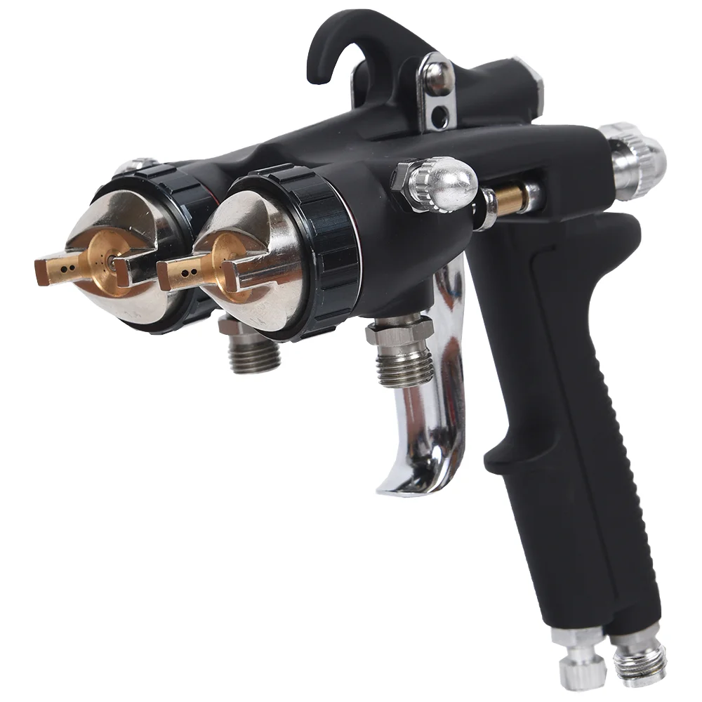 Double Nozzle 1.4mm Pneumatic HVLP DIY Gelcoat Spray    with External Mixing Sprayer
