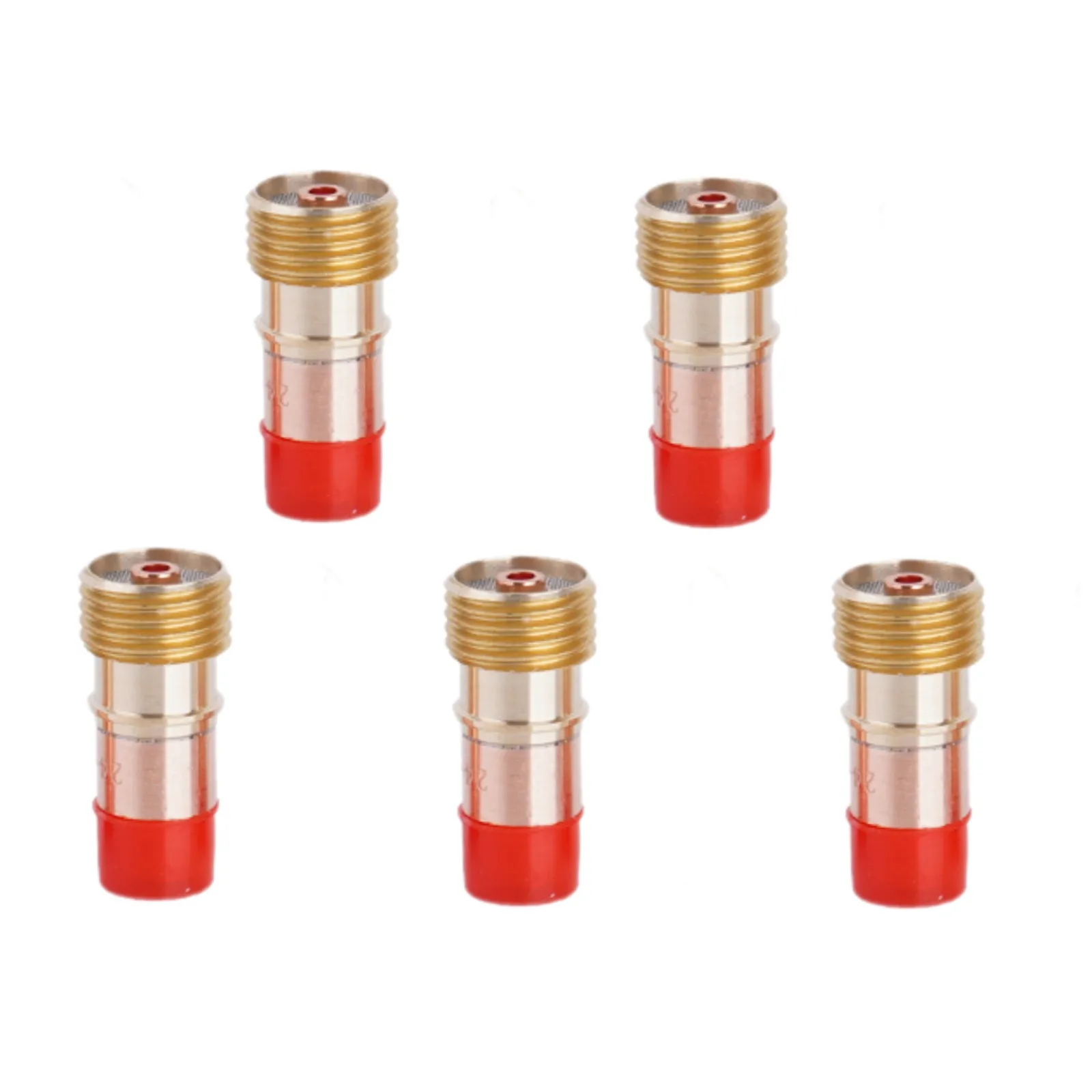 5/10Pcs 1.0/1.6/2.4/3.2mm TIG Stubby Gas Lens Collet Body 17GL040 17GL116 17GL332 17GL18 WP17/18/26 Welding Torch Consumables