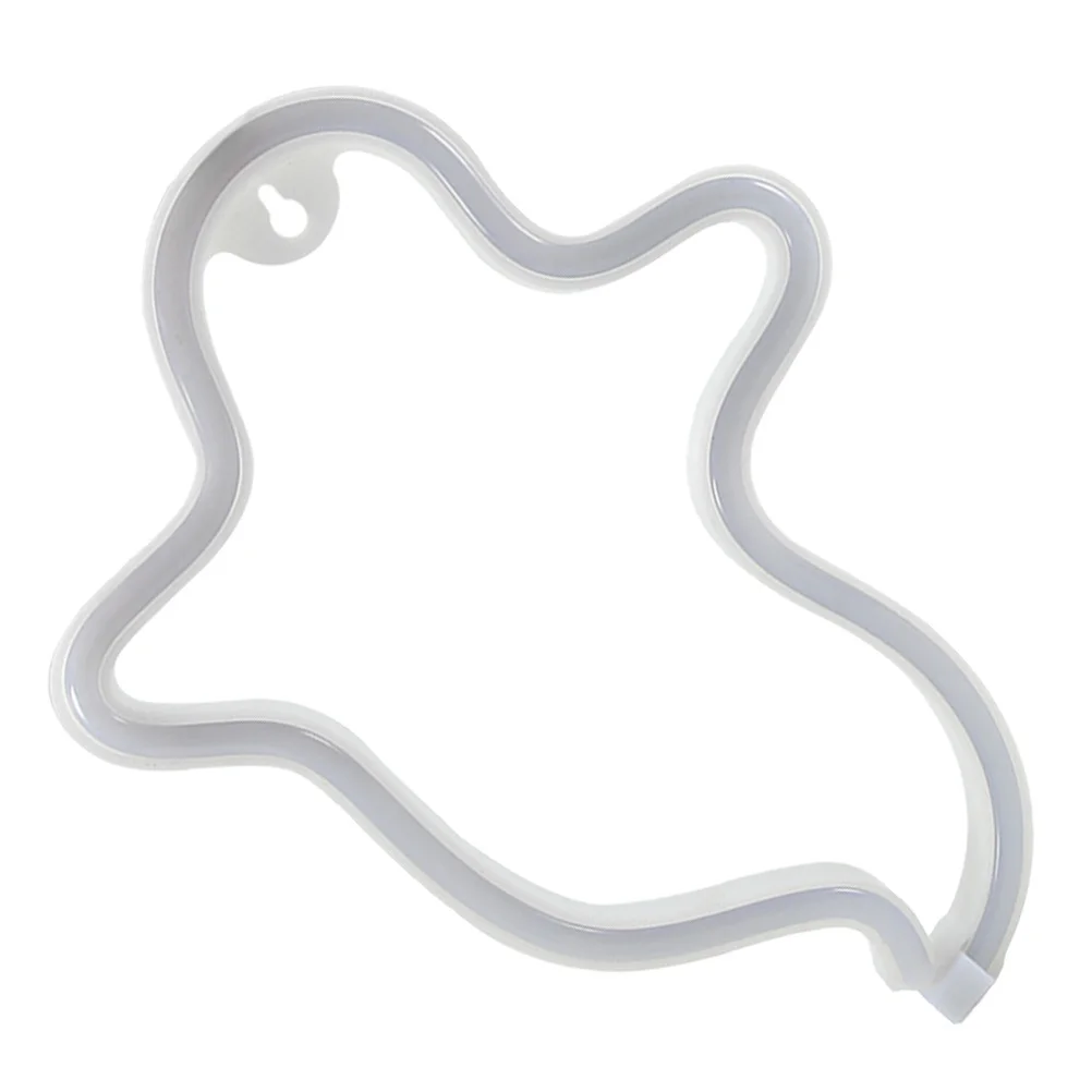 شبح على شكل هالوين ضوء النيون المواد البلاستيكية USB أو بالطاقة مصباح الليل ديكور غرفة نوم مهرجان مصباح