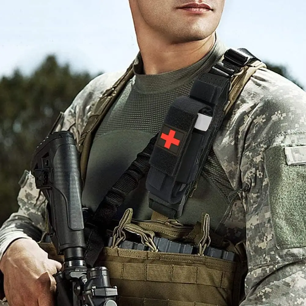 حامل عاصبة IFAK الحقيبة الصغيرة الصدمة الإسعافات الأولية الحقيبة عاصبة حامل بقاء الملحقات حماية بقاء والعتاد #3