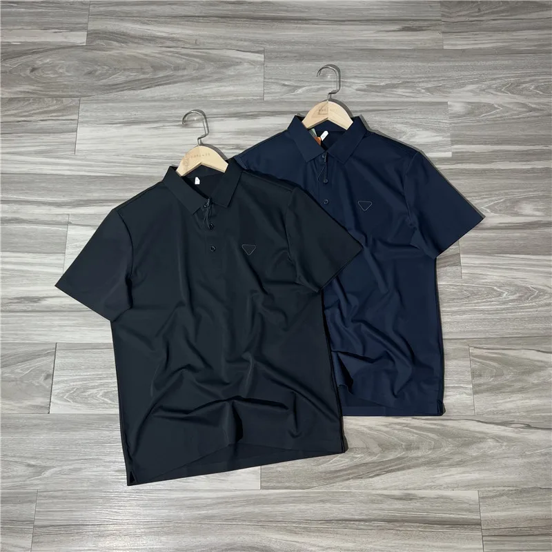 

Silky Cool Feeling! Silk Lyocell Fabric! Summer Men's Skin-friendly Breathable Casual Sports irt