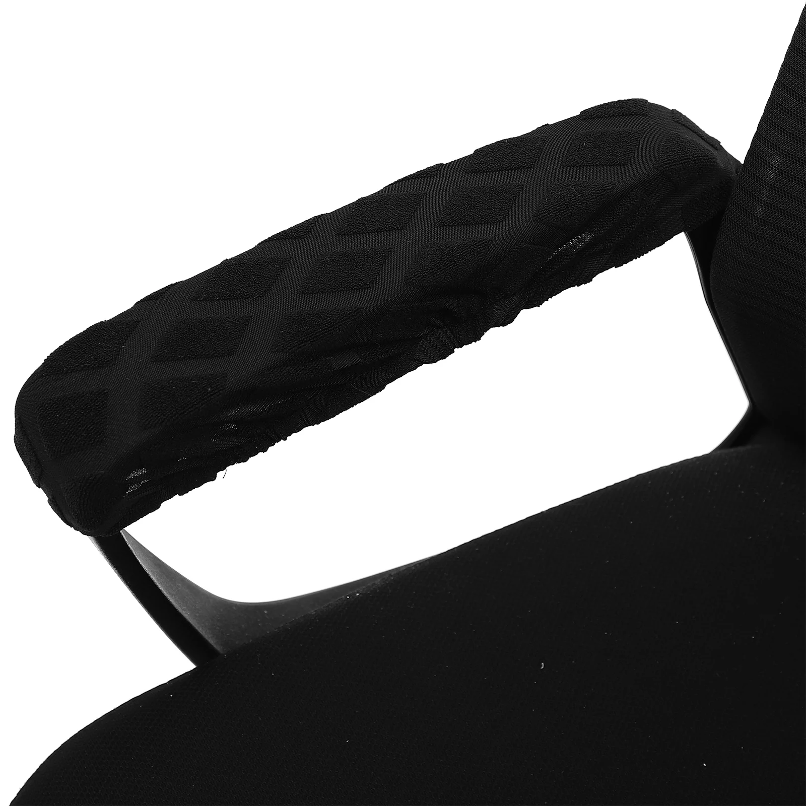 

2pcs Armrest Cover Chair Protectors Black Long Covers Elastic Cloth Sleeve Gaming Office Chairs Anti Slip Sweat Resistant