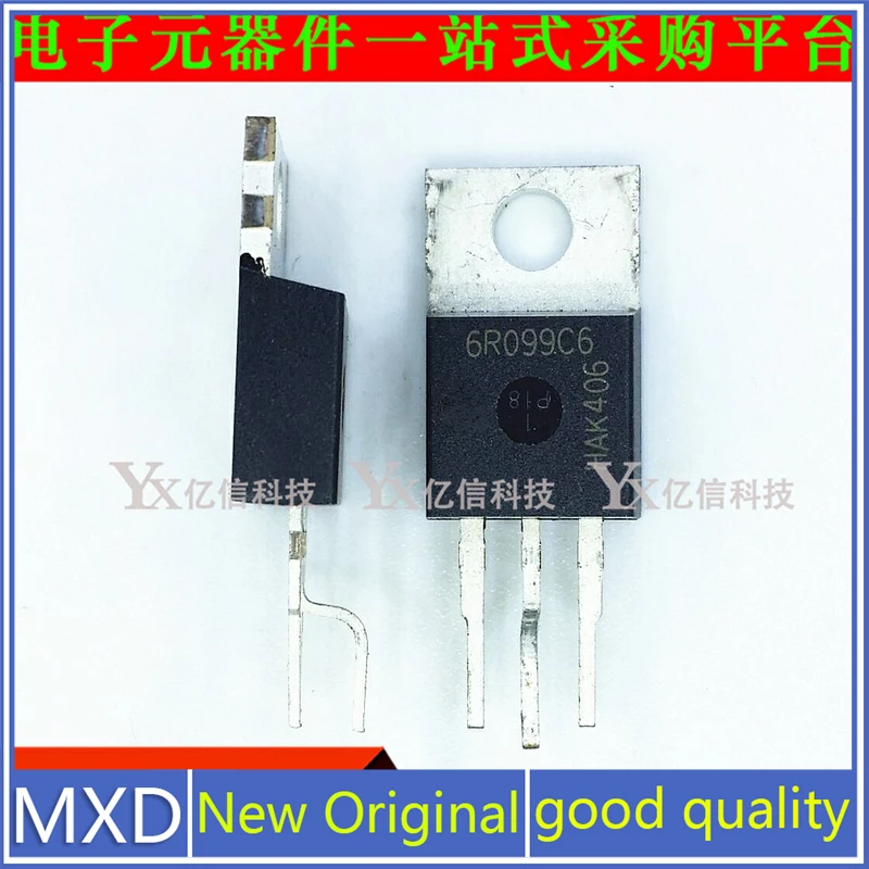 5Pcs/Lot New Original IPP60R099C6 6R099C6 Field Effect Mostube NPN 37. 9a600v TO220 Good Quality In Stock