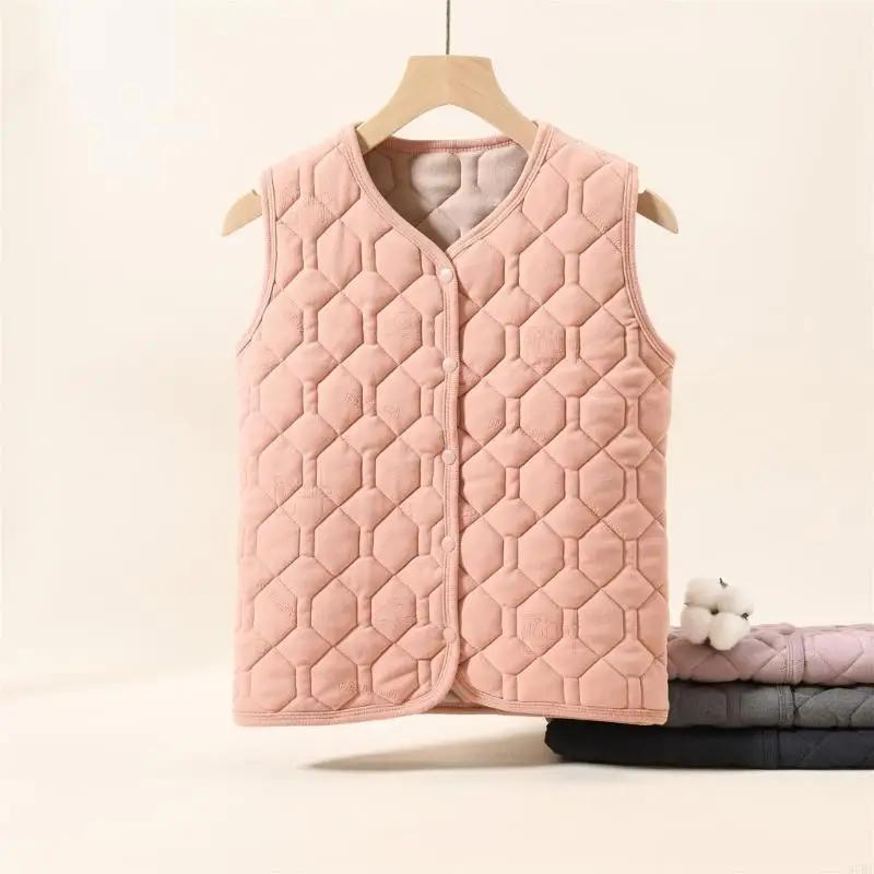 

97BE Winter Warm Children's Waistcoat Outdoor Activity Vest School Vest for 3 to 10 Year Kids Cosy Children's Apparel