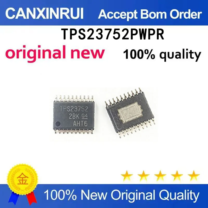 (5-100 pieces)Brand new original TPS23752PWPR TPS23752PWP silk screen TPS23752 patch HTSSOP20