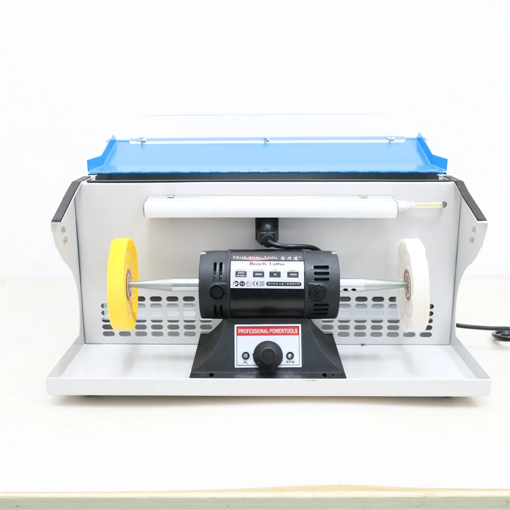 Polisher Jewelry Polisher Machine 110V/220V 800W Polishing Machine With Dust Collector Polishing Grinding Motor Bench Grinder