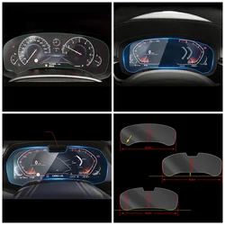 For BMW 5 Series G30 G31 2019 2020 2021 Car Dashboard Instrument Panel LCD Screen Tempered Glass Protective Film Anti Scratch