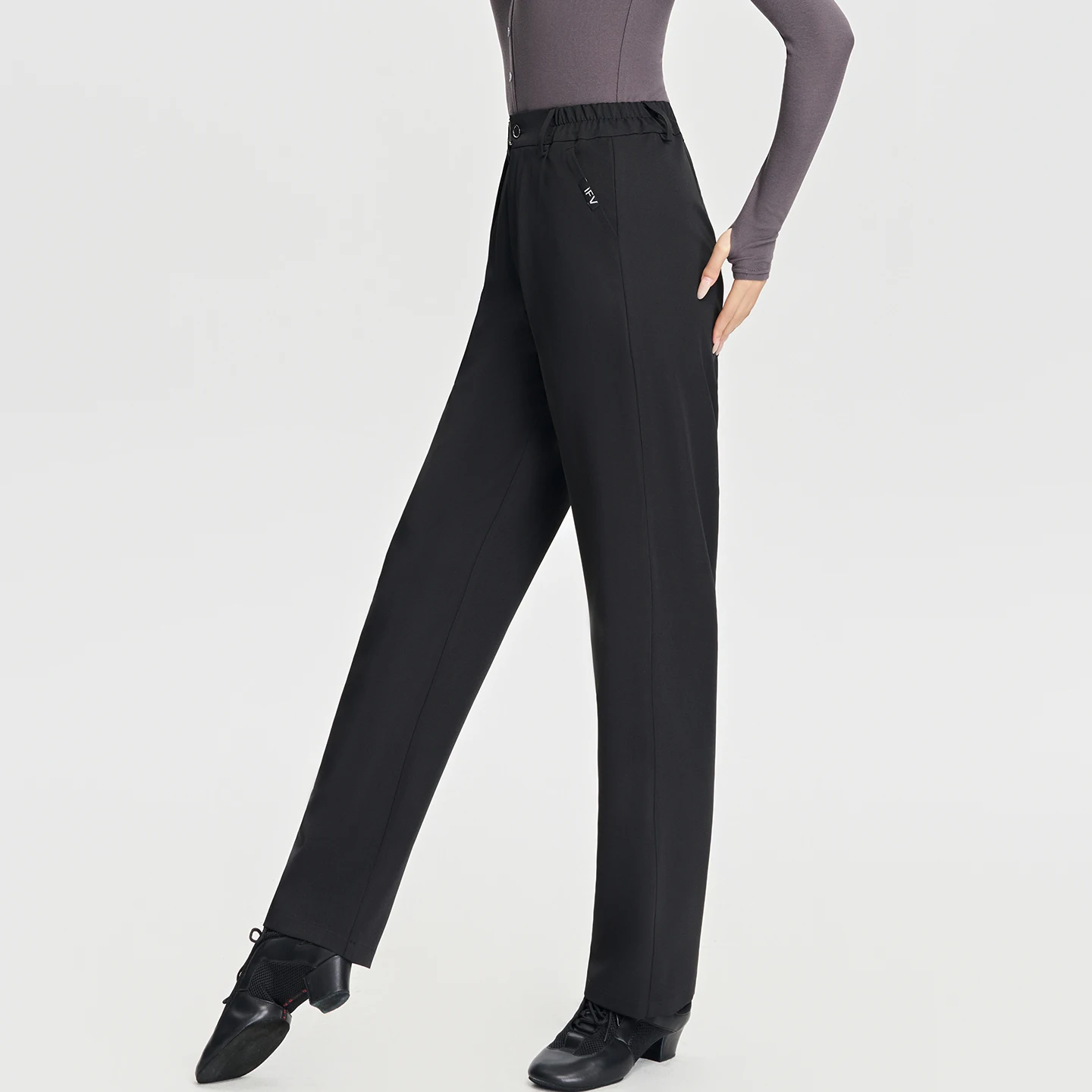 New Ballroom Dancing Pants Modern Dance Clothing Latin Dancing Trouser Performance Costume Waltz Pants Practice Wear DN22340