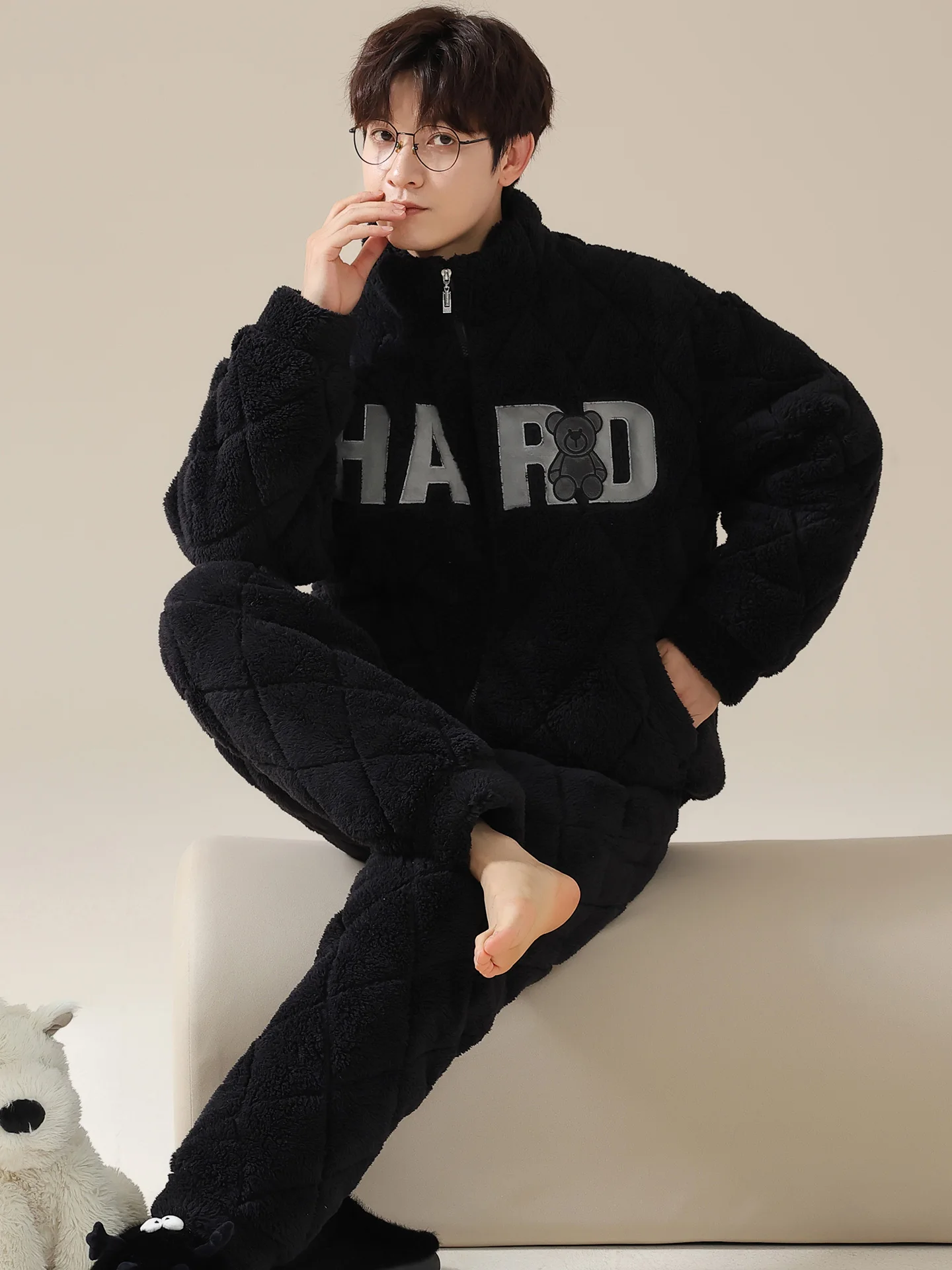 thiened-–-ensemble-de-vetements-en-flanelle-et-velours-corail-pour-hommes-vetements-chauds-d'hiver-pour-la-maison-longs-pantalons-a-fermeture-eclair-et-jambe-droite