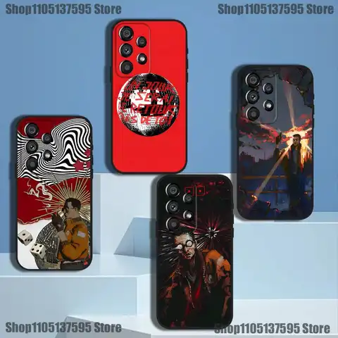 Game Disco E-Elysium Phone Case For Samsung Galaxy A20,A21s,A22,A31,A32,A52,A53,A72,73,A80 Soft Black Cover