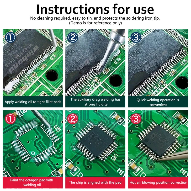 TANGHONG Soldering Flux for Welding SMD Desoldering - Tin Soldering Paste, BGA Flux, No-Clean Soldering Oil 10g