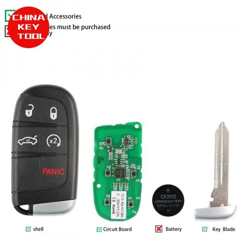 Autel IKEYCL005AL Universal Remote Smart Key 5 Buttons For Chrysler