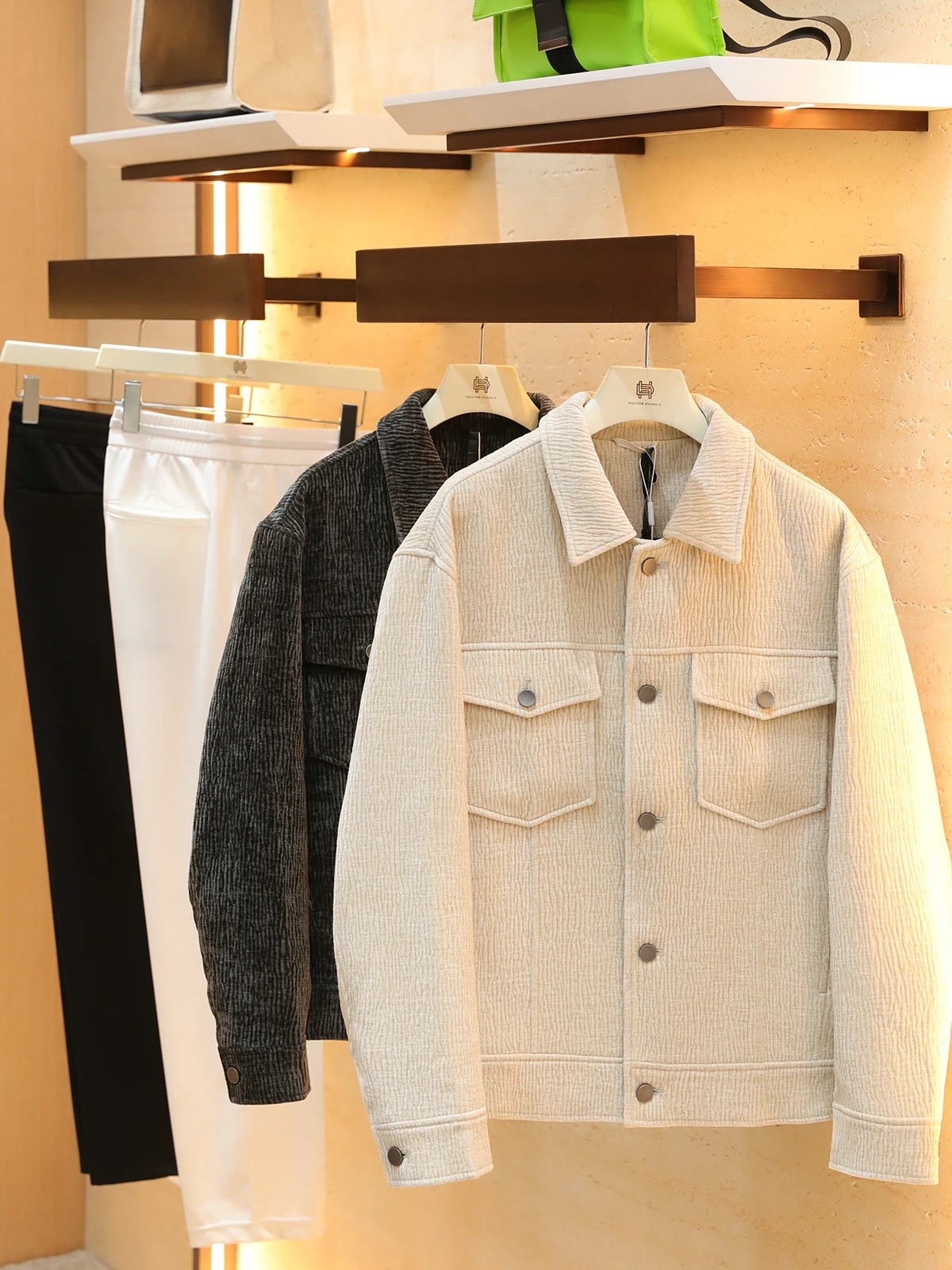 

Высококачественное мужское деловое повседневное вельветовое пальто с джемтовым воротником в стиле ретро, осень-зима, новое длинное пальто из полиэстера Sle Doctor.Huang's