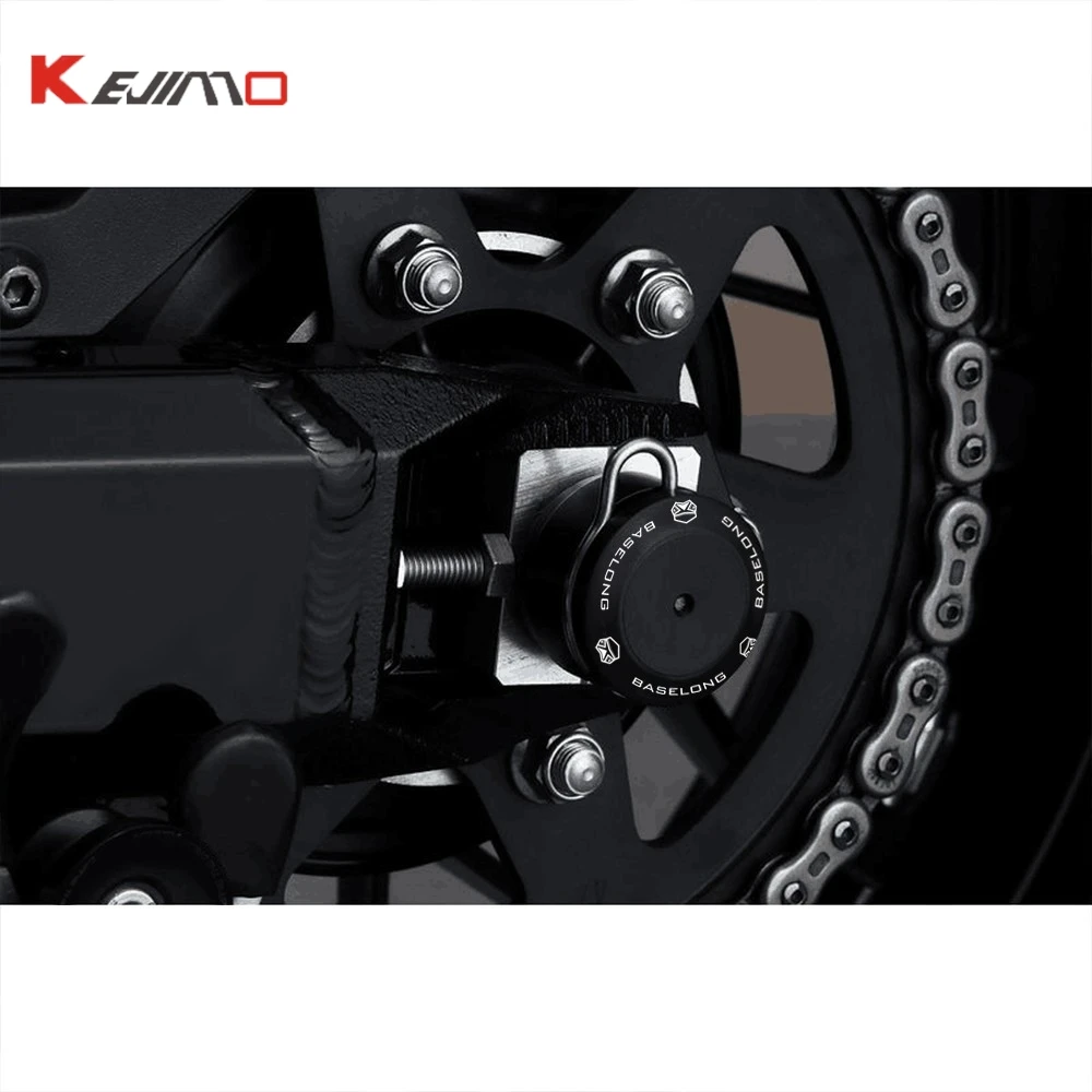 Z900RS For Kawasaki Z900RS CAFE Rear Axle Sliders Z 900 RS Axle Cap ZR900 2018-2024 Rear Axle Nut Cover Swingarm Nut Protectors