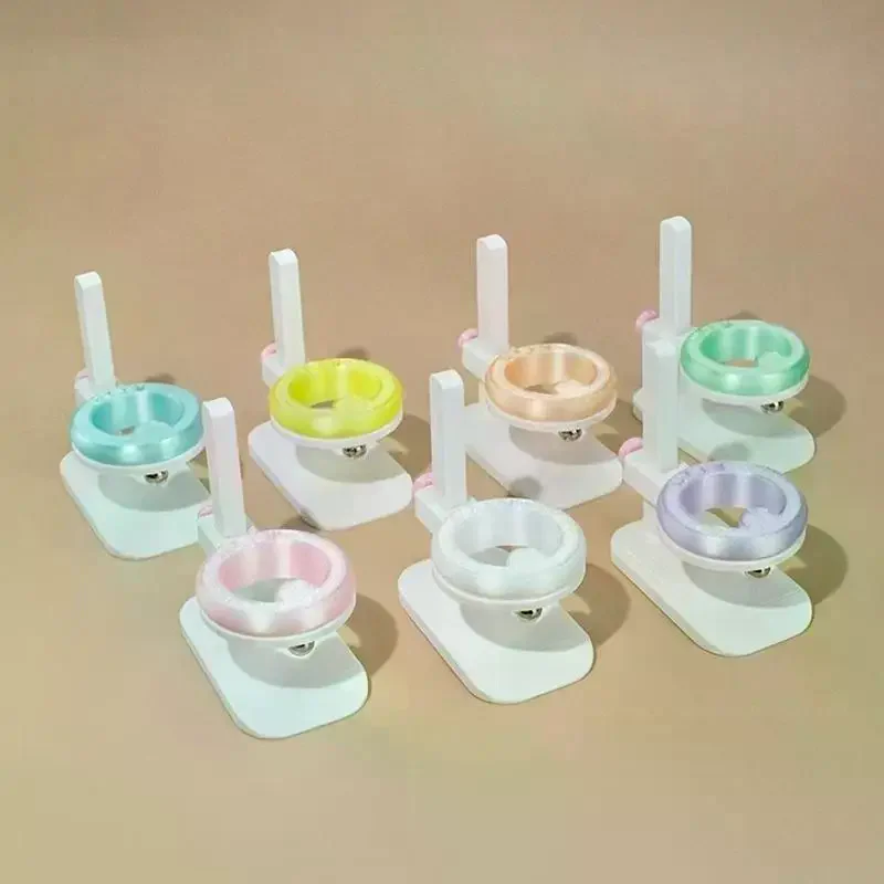 Nail Magnet Adjustable Height Cat Eye Automatic Strong Magnetic Ring Gel Polish Effects Rotating Manicure Tool Magic