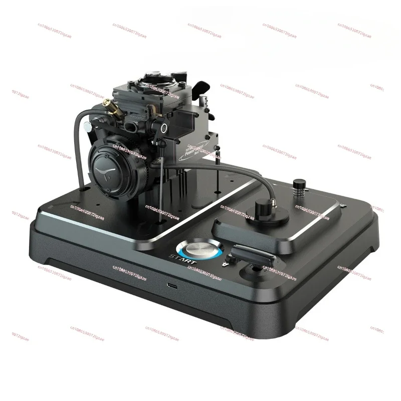 Miniature transparent single cylinder internal combustion engine L100 methanol internal combustion engine