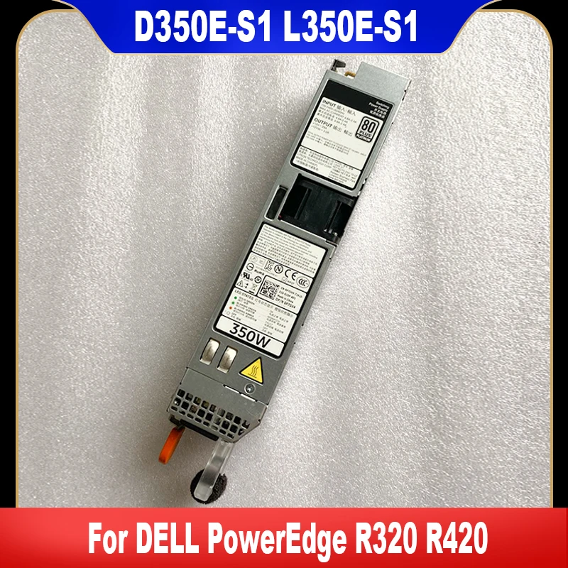 

Original For DELL PowerEdge R320 R420 350W Power Supply D350E-S1 L350E-S1 09WR03 9WR03 0Y8Y65 Y8Y65 High Quality 100% Tested