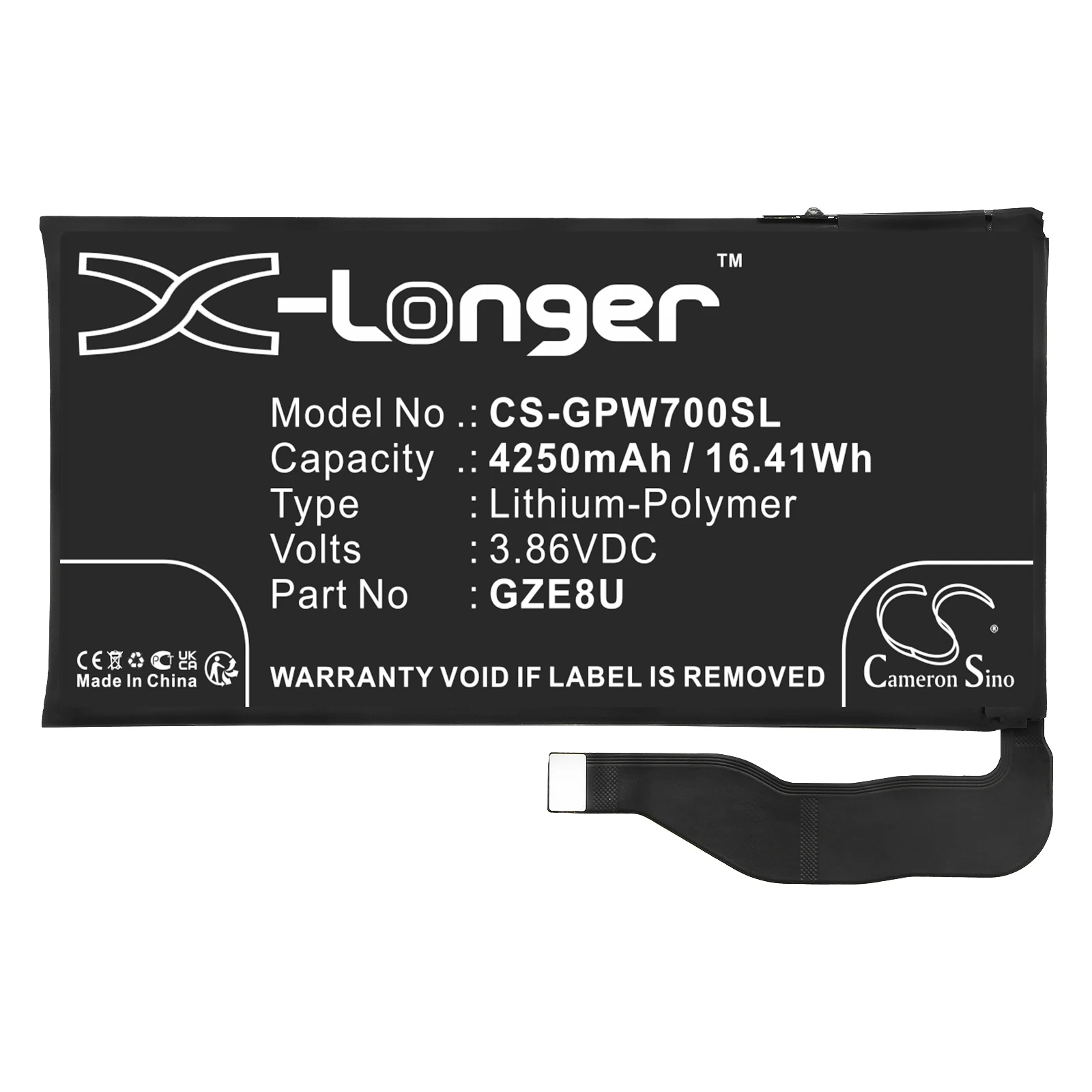 Mobile phone battery for 4250mAh Li-Polymer 3.86V 16.41Wh for Google Pixel 7 GVU6C GQML3 GZE8U Digital Battery