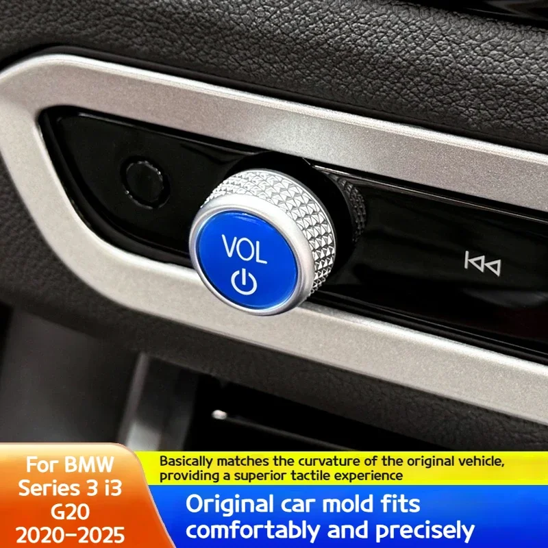 Car Volume Control Button Cover Trim Car Interior Accessories For BMW 2 3 4 8 Series G20 G05 X5 G06 X6 G07 X7 Z4 G14 G15 X3 X4