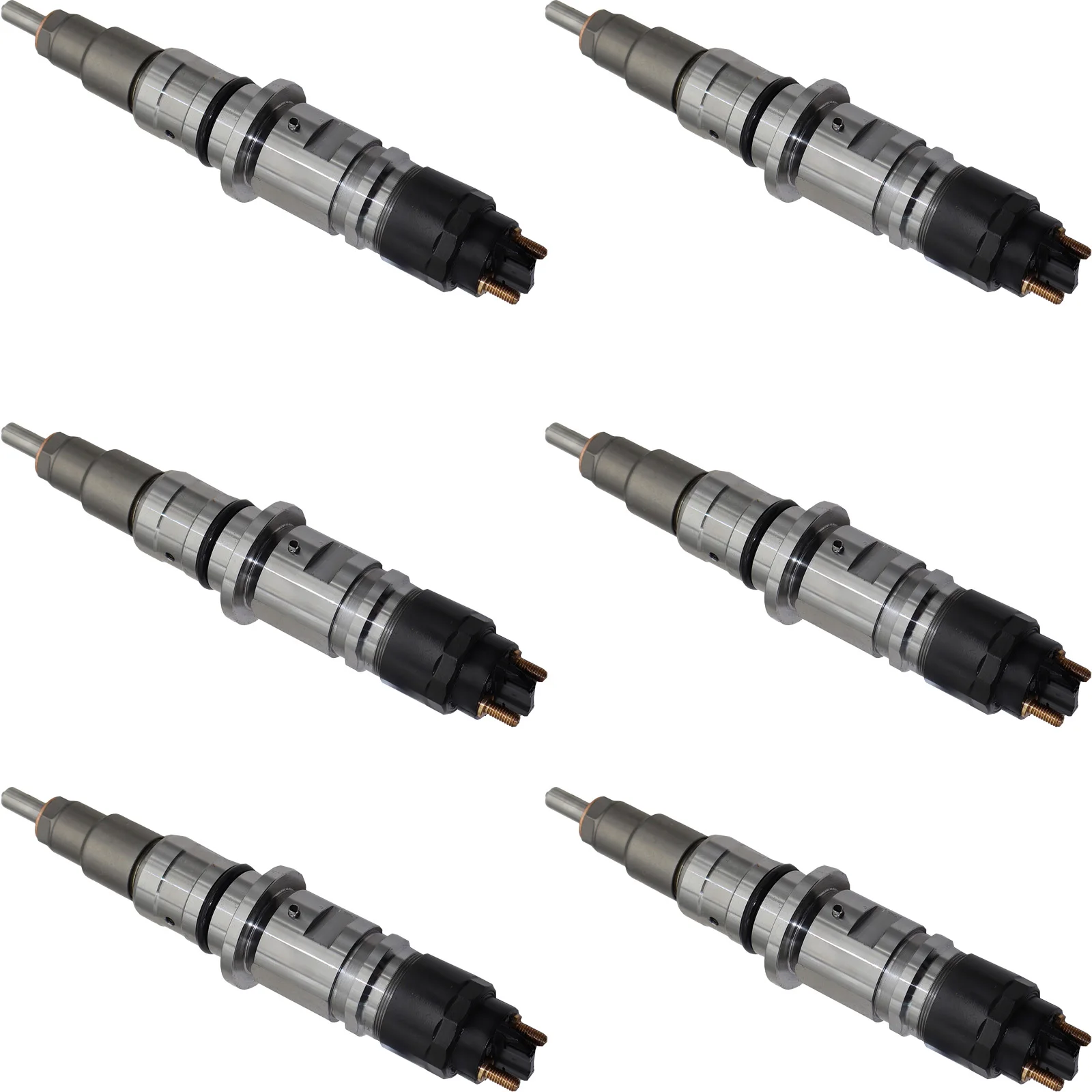 

6PCS Fuel Injector 0445120071 Compatible for Dodge Ram 3500 4500 5500 6.7L ETJ R6 355 H/P-2006-2010