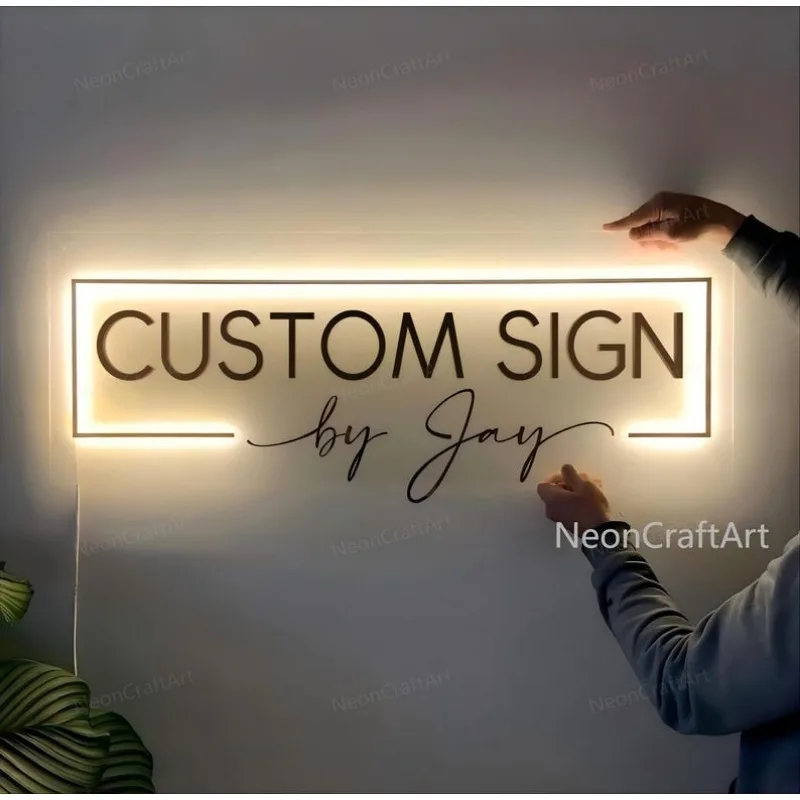 Custom LED Business Neon Signs for Home Bar Bedroom Wall Decor Light Up Signs Name Text Logo for Wedding Party Dropshipping