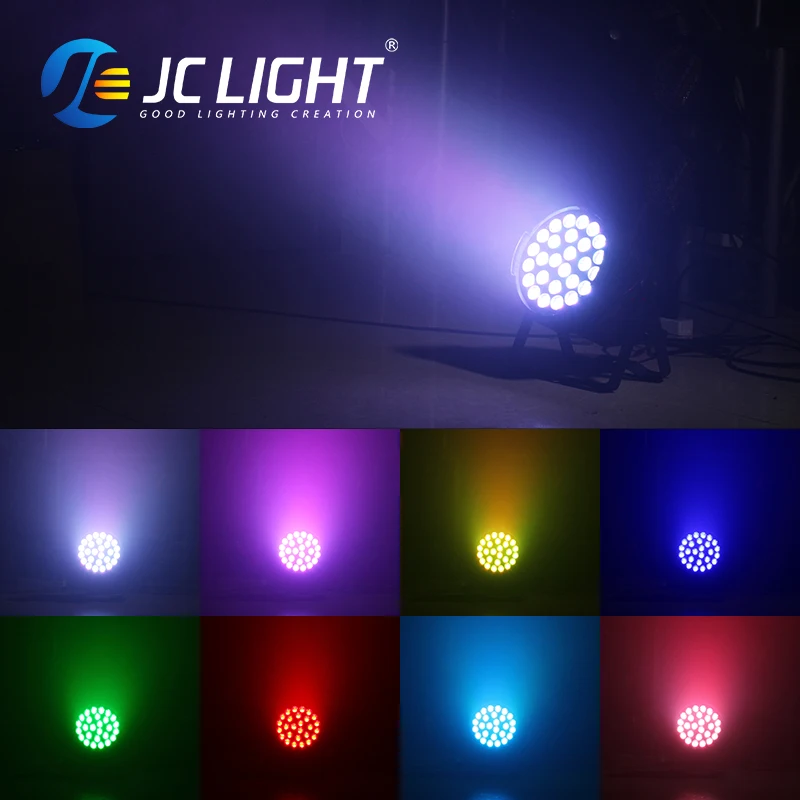 JC Light Dmx Control 27*10w Led Rgbw 4 in1 Par can Light Dj Party Disco Stage Wash Effect Uplights Wedding Led Par Lights