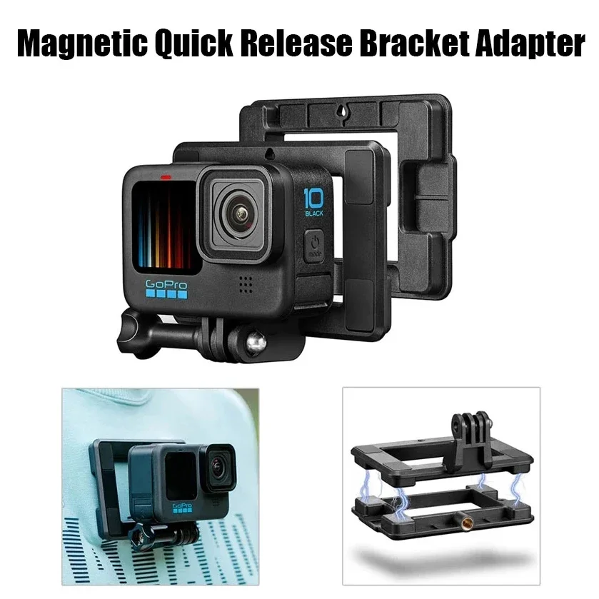 FF-F23 staffa magnetica a sgancio rapido per Insta360 One RS adattatore staffa di rilascio per Gopro 10 DJI Action 2 accessori per fotocamere