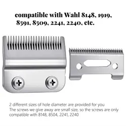 For WAHL 8148/8591/8509/2241/2240 Hair Clipper Cutter Head Replacement Blade 2pcs/set Electric Hair Trimmer Shaver Accessories