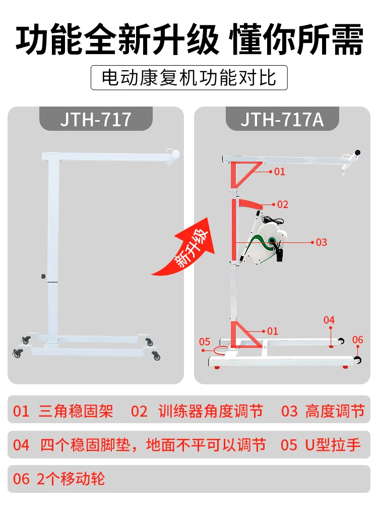 Korean JTH stepper household motor in the elderly upper and lower limb stroke hemiplegia rehabilitation training equipment