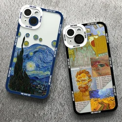 반 고흐 아트 전화 케이스 삼성 갤럭시 S10 S20 S21 S22 S23 S24 FE 플러스 울트라 노트 20 소프트 커버
